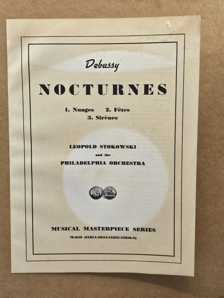 Leopold Stokowski, The Philadelphia Orchestra Debussy Nocturnes, M 630 Albums - Image 3 of 4