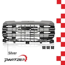 For 2022-2024 GMC Sierra 1500 AT4/AT4X 84878064 Chrome Bumper Grille Assembly