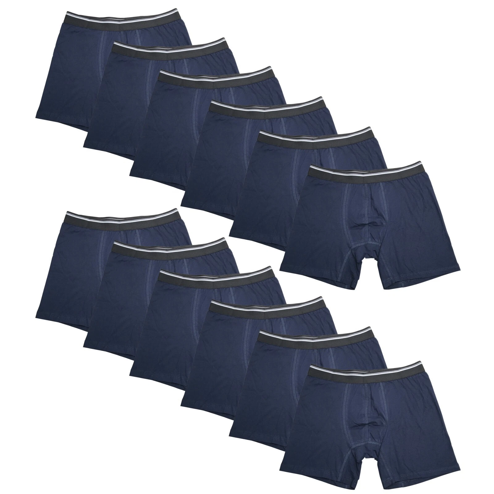 12PK Mens Performance Boxer Briefs Breathable Comfort Waistband Underwear Shorts
Opens in a new wind