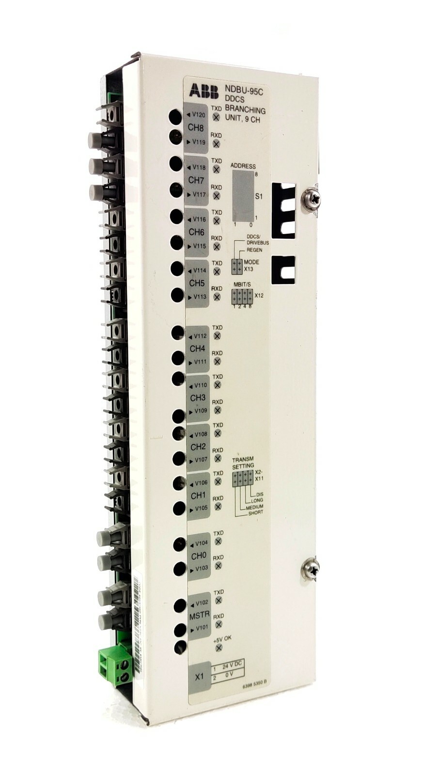 ABB NDBU-95C DDCS BRANCHING UNIT 9 CH