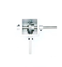 Miniature 1:2 Turbo Worm Gear Drive Right Angle Reversing Box Gearbox 90 Degree 