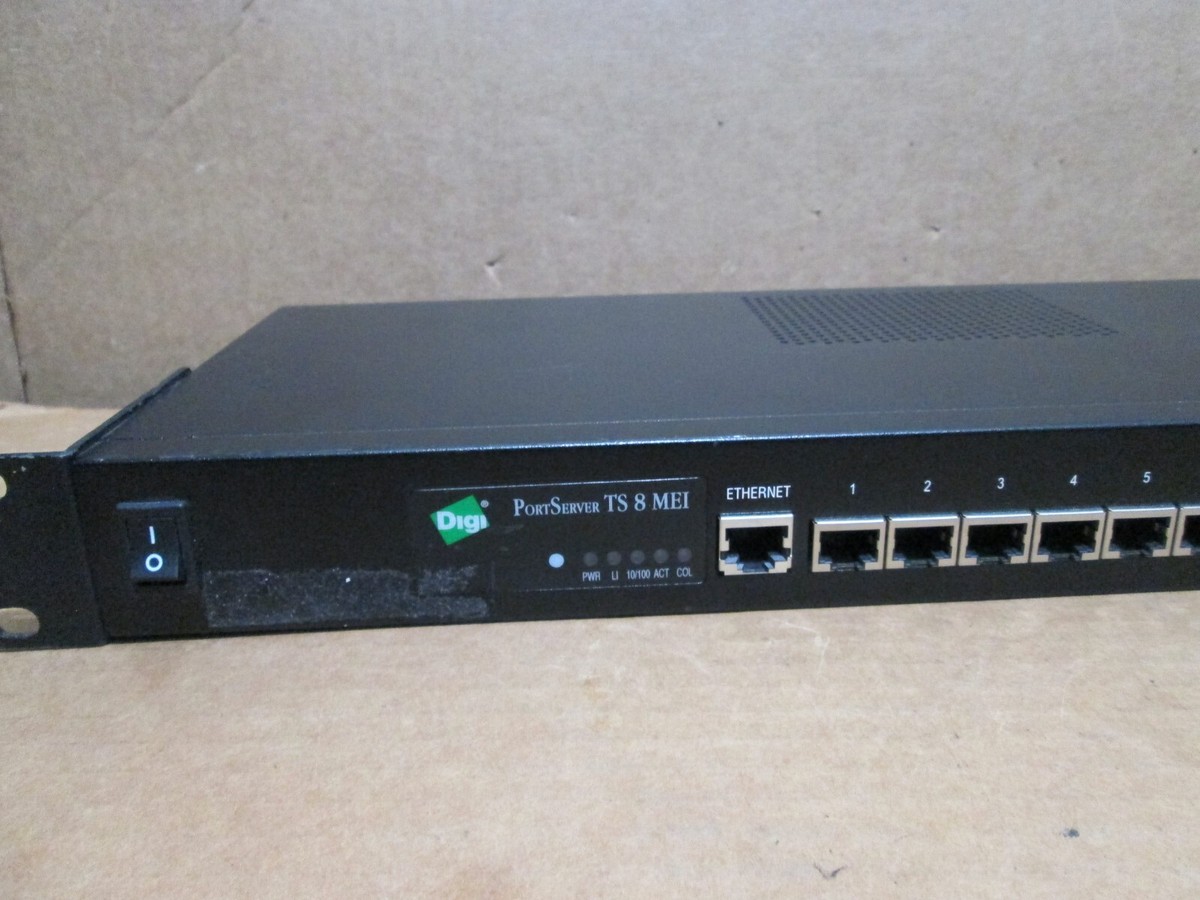 Digi PortServer TS 8 MEI 8-Port/ TS 16 16-Port Terminal Server
