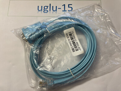 CISCO Console Cable - Konsolenkabel Seriell DB9 auf RJ45 / 72-3383-01 v.A2 *NEU*