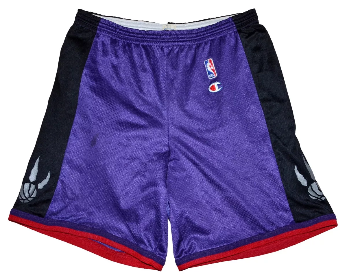 NBA TORONTO RAPTORS BASKETBALL SHORTS JERSEY CHAMPION SIZE M