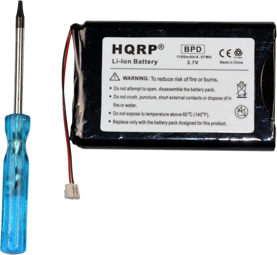 HQRP Batería 1100mAh 3.7V de alta capacidad para Palm Tungsten E2 PDA, reempleo Foto 4 de 4