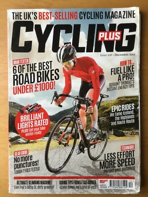 CYCLING PLUS #308 - DECEMBER 2015 - GERAINT THOMAS - LESS EFFORT MORE SPEED