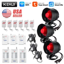 KERUI 120db Loudly Speaker Siren Alarm System WIFI Tuya Home Security Alarm Kit