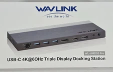 Wavlink 13-in-1 Docking Station Dual 2K HDMI DisplayPort 100W Charging USB 3.0