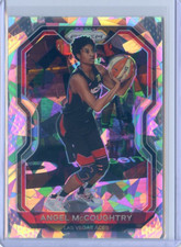 2021 Panini WNBA Prizm ANGEL MCCOUGHTRY #44 SILVER CRACKED ICE PRIZM ACES
