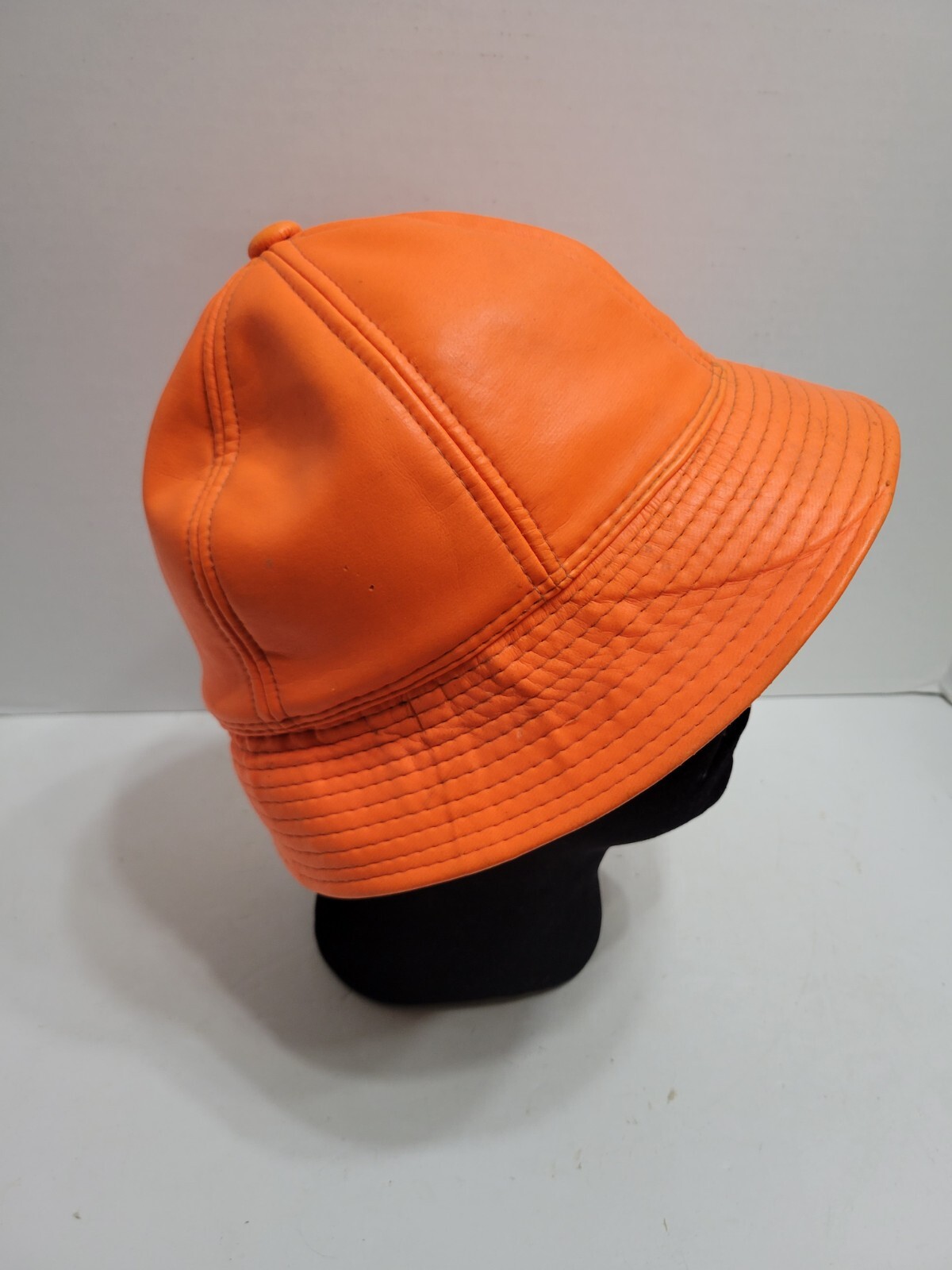 Vintage YoungAn YA Headwear Blaze Orange Jones Style 80s Deer Hunting Hat Small eBay