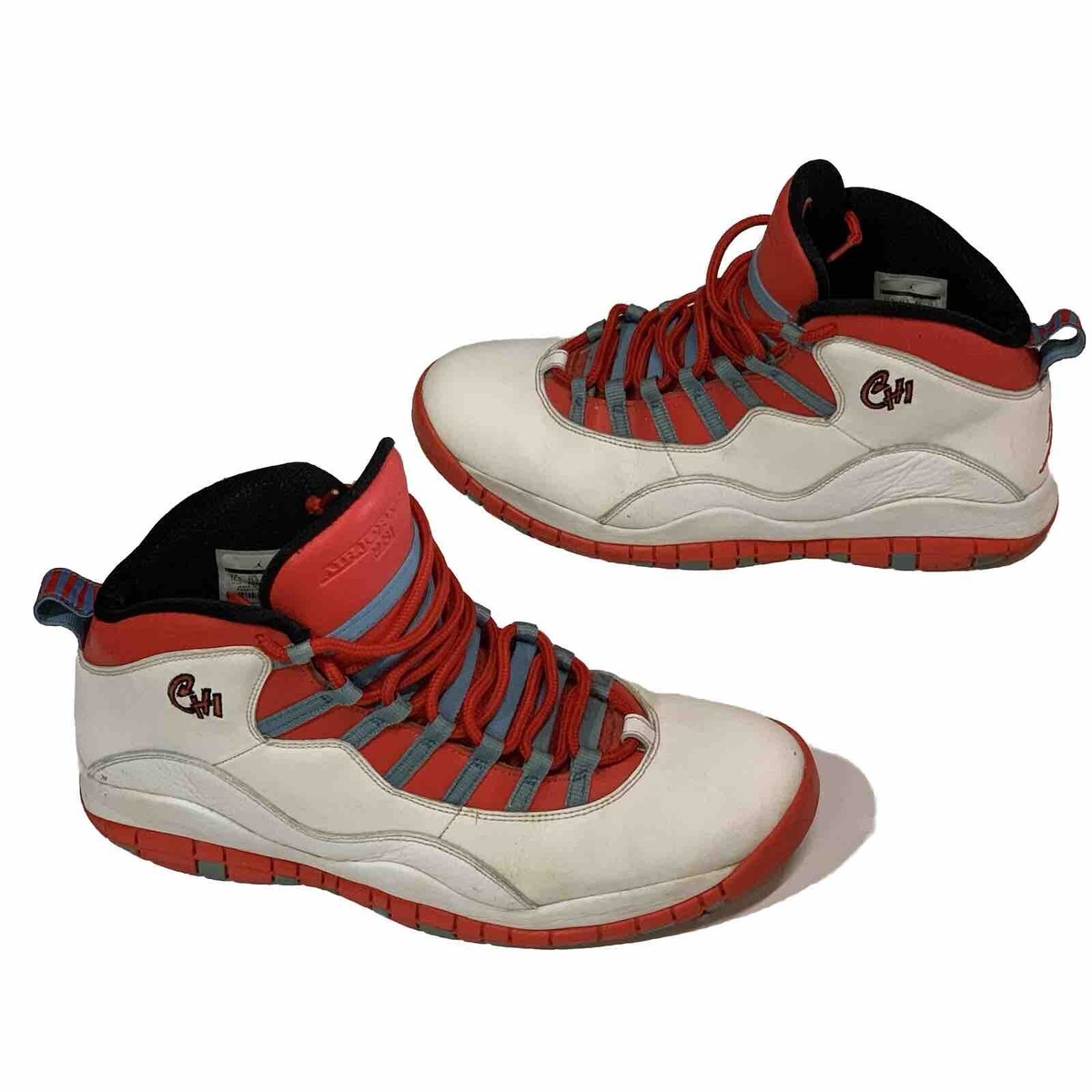 Nike Air Jordan 10 X Retro Chicago Flag Size 12.5 Shoe Nike Air Jordan 10 X Retro Chicago Flag Size 12.5 Shoe