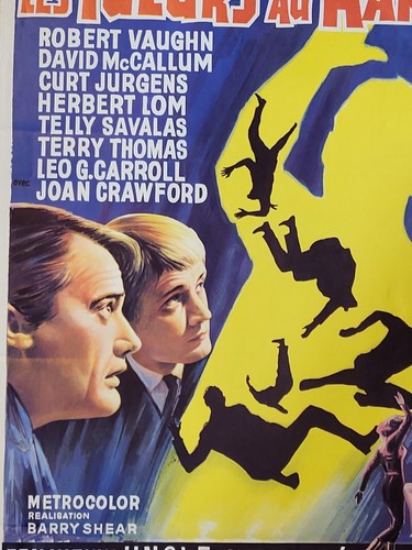 1967 MAN FROM UNCLE THE KARATE KILLERS Belgian 14"x22 movie poster ROBERT VAUGHN - Picture 3 of 8