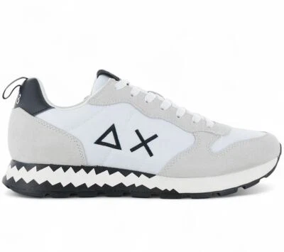 SUN68 Tom Snake - Herren Sneaker Weiß Z35104-01 Sport Freizeit Schuhe Sun 68 NEU