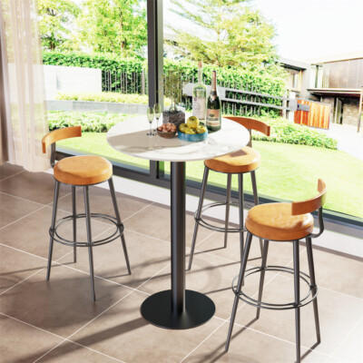 Dining Table Bar Table 100cm High 78/100cm High Breakfast Dining