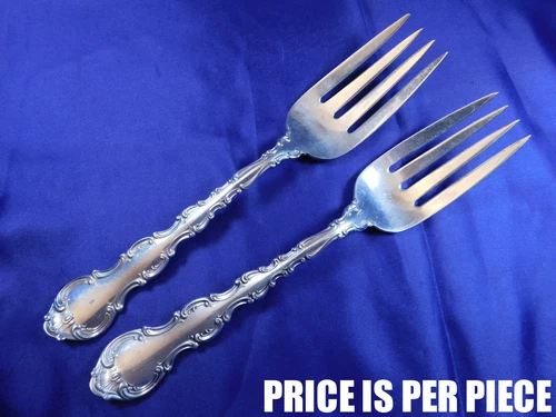 GORHAM STRASBOURG STERLING SILVER SERVING FORK - VERY GOOD CONDITION
