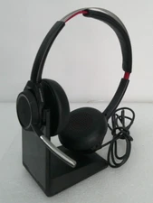 Plantronics Voyager Focus Bluetooth Headset (B825) W/ Charging Station