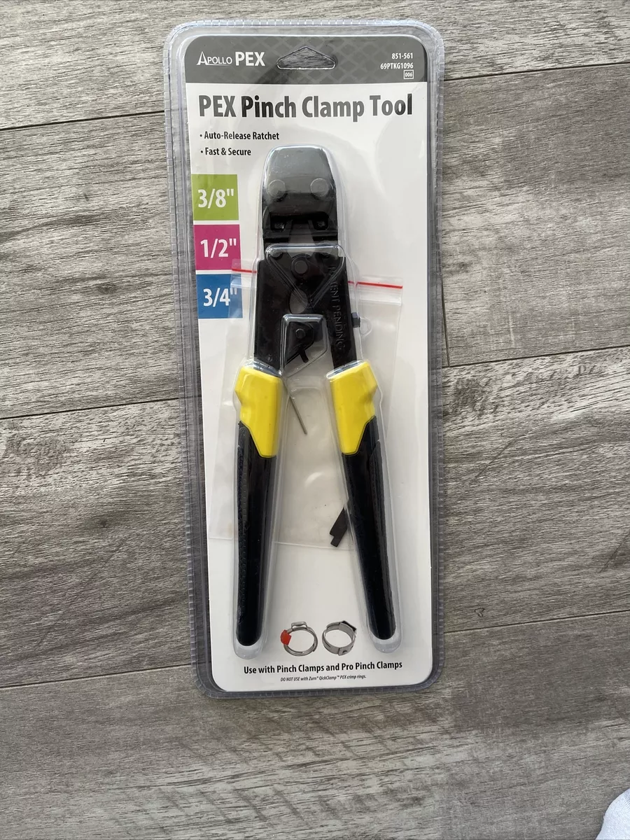Apollo 3 8 in. 1 2 in. and 3 4 in. PEX Quick Cinch Clamp Tool eBay