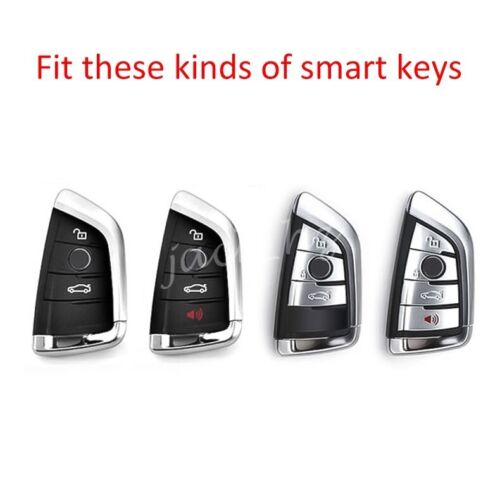Transparent Clear Key Fob Cover Case Holder Bag For BMW X1 X2 X3 X4 X5 X6 X7 - Picture 2 of 9