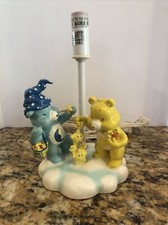 Vtg Care Bear Sweet Dreams Lamp Works No Shade