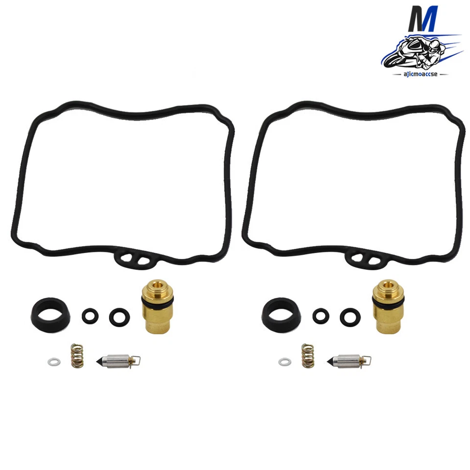 2x kits de reconstrucción de carburador aptos para Yamaha XV250 Virago XVS650 V-Star 18-5171 Foto 2 de 4