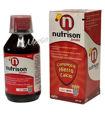 Nutrison SYRUP, IRON, COMPLEX B, CALCIUM, High Absorption Vitamins & MINERAL new