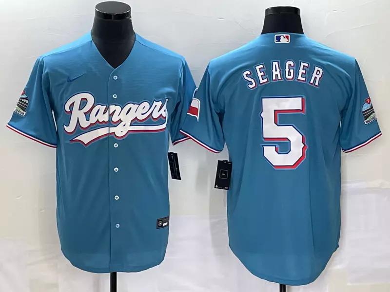 Men's Texas Rangers Corey Seager Nike White Home Authentic Player Jersey