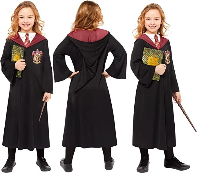 Official Licensed Hermione Robe Book Week Fancy Dress Costume 12