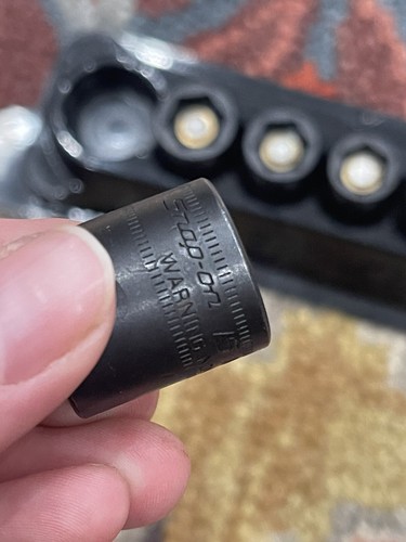 Snap on MGMM15 6-Point Flank Drive Shallow Magnetic Power Socket Set 10 Piece - Picture 23 of 23