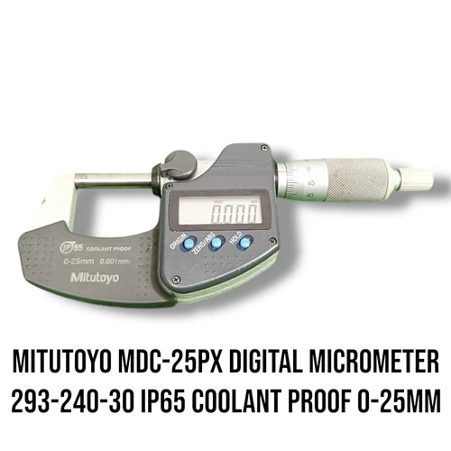 Mitutoyo MDC-25PX Digital Micrometer 293-240-30 IP65 Coolant Proof 0-25mm