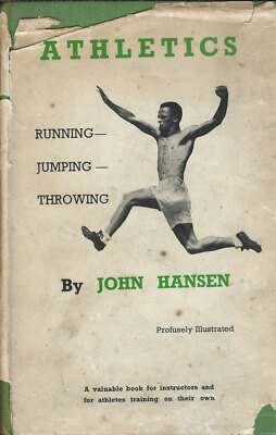 Leichtathletik - Laufen Springen Werfen von John Hansen 1938 DÄNISCHES TRAINERBUCH
