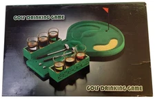 Fairly Odd Novelties Miniature Golf Drinking Game Set of Six 1.75 oz Glasses