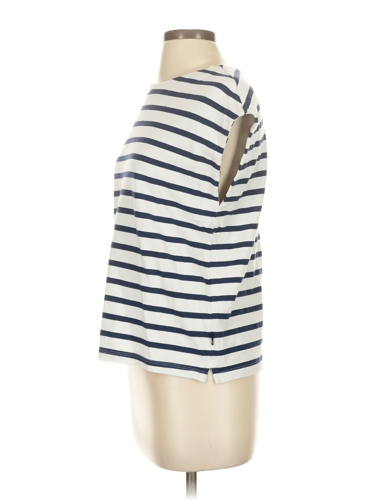 Adriano Goldschmied Women Ivory Short Sleeve Top XS thumbnail 4