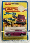 Vintage 1976 Lesney Matchbox Superfast #67 Datsun Z, magenta, new in package