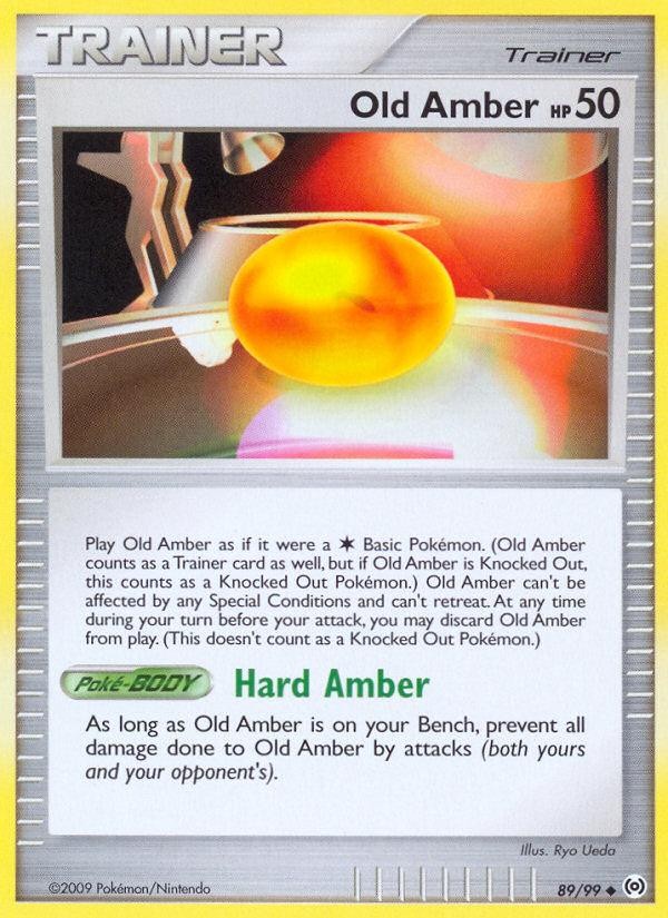 Pokemon Old Amber (89/117) Arceus LP