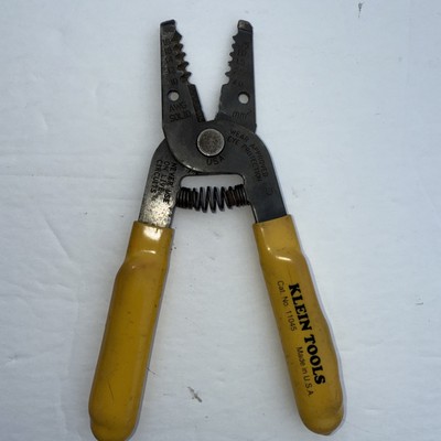 Vintage Klein Tools 11045 Wire Stripper/Cutter (10-18 AWG Solid) Made In USA