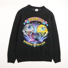 Vintage Patriots Packers Super Bowl XXXI Sweatshirt Crewneck Size Large NFL