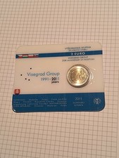 2€ Gedenkmünze Slowakei 2011 Visegrad Coincard 