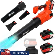 Cordless Leaf Blower 21V 45Ah Battery 2 Speeds Lightweight Garden Tool New