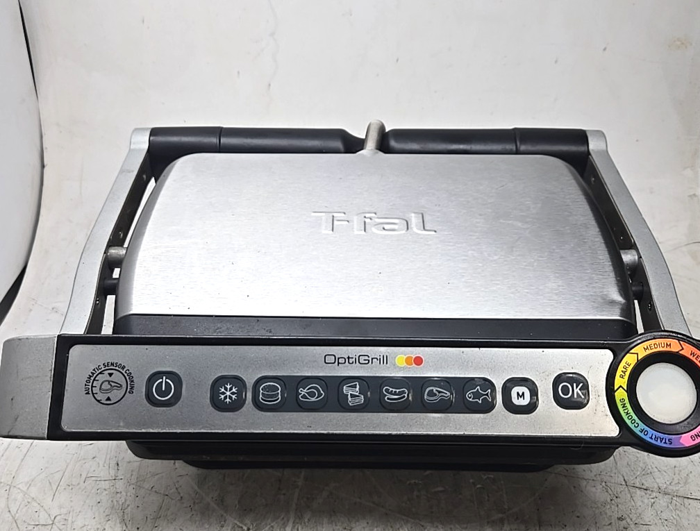 T-Fal OptiGrill Indoor Stainless Steel Grill  Meat Sensor 83