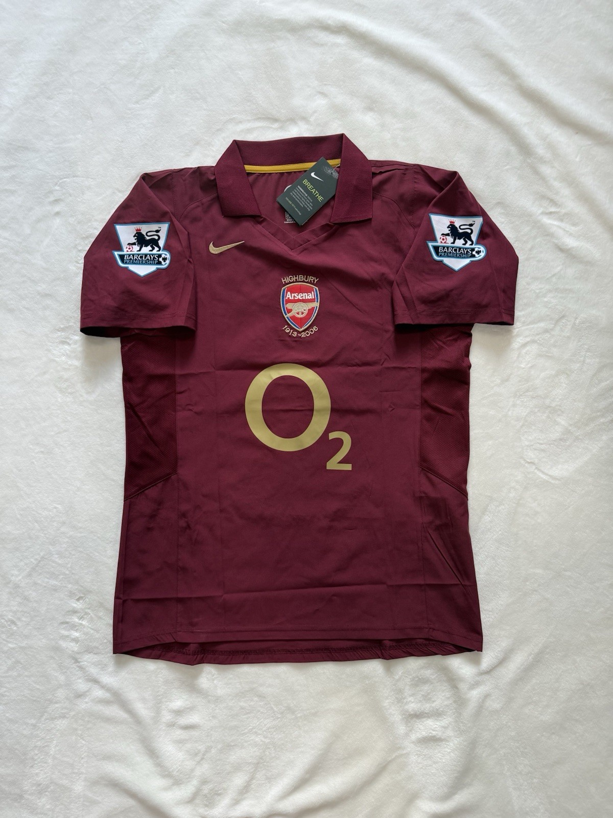 Arsenal 2005/06 Highbury Home Jersey Henry #14 BNWT O2 Premier League ...