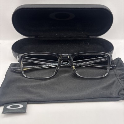 Oakley Plank 2.0 OX8081-0653 8081 Polished Grey Smoke Eyeglasses Frame 53-18-139
