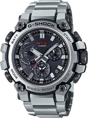 CASIO MTG-B3000D-1AJF G-SHOCK MT-G Serie Herrenuhr Metallband Japan Silber