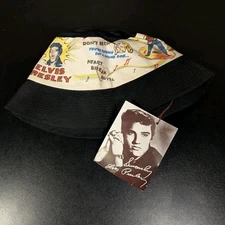 VINTAGE Elvis Presley Fan Club Bucket Hat With Tag