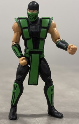 Jazwares 1/18 Mortal Kombat Klassic Classics Reptile Green Ninja 3.75  Figure Mk