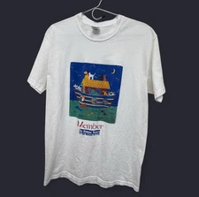 HUMANE SOCIETY MEMBER T-SHIRT, SIZE L, CHEST 38", LENGTH 29.5"