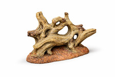 Marina Grey Driftwood on Sandy Base - Aquariendeko mit Seestern 23 &times; 9 &times; 15 cm