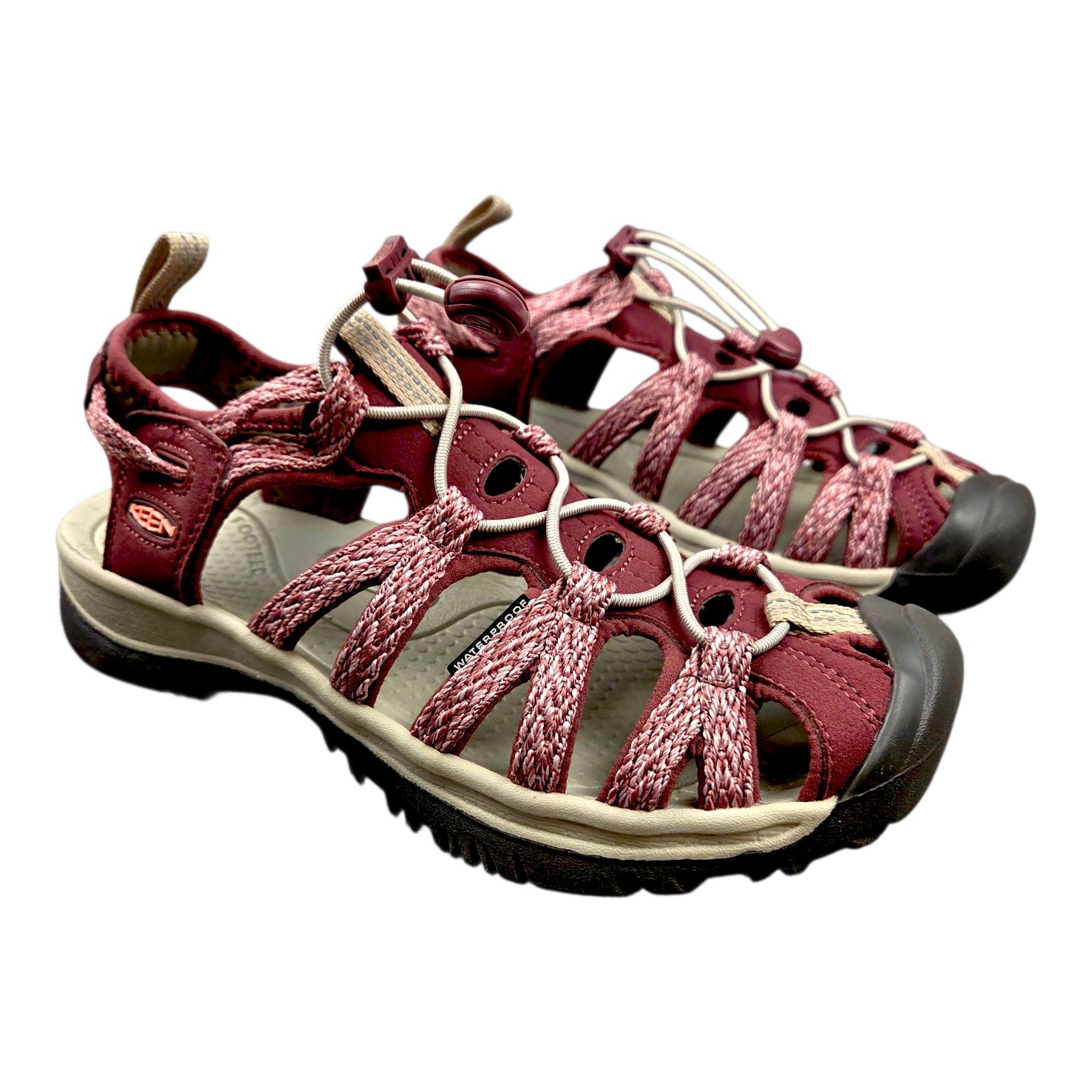 Sandali KEEN Whisper 1028816 rosa marrone pesca parfait donna taglia 8 5 NUOVI