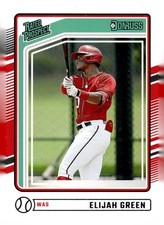 2024 Panini Donruss - Rated Prospects Elijah Green #161 (RC)