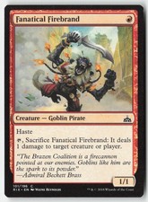 MTG - Fanatical Firebrand #101 - Regular - RIX Rivals of Ixalan