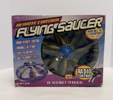 Vintage Radio Control Space Flying Saucer UFO Toy In Box Rare .